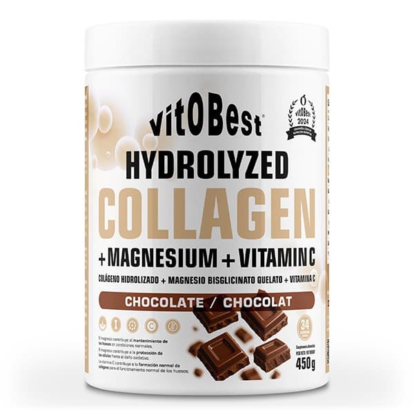 VITOBEST - HYDROLYZED COLLAGEN+MAG+C CHOCOLATE 450 G