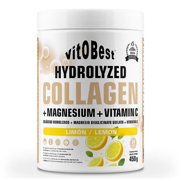 VITOBEST - HYDROLYZED COLLAGEN+MAG+C LIMÓN 450 G