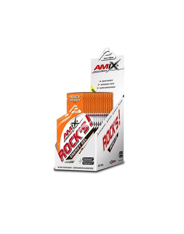 AMIX-ROCK'S ENERGY GEL XXL SIN CAFEINA 65 GR LIMÓN
