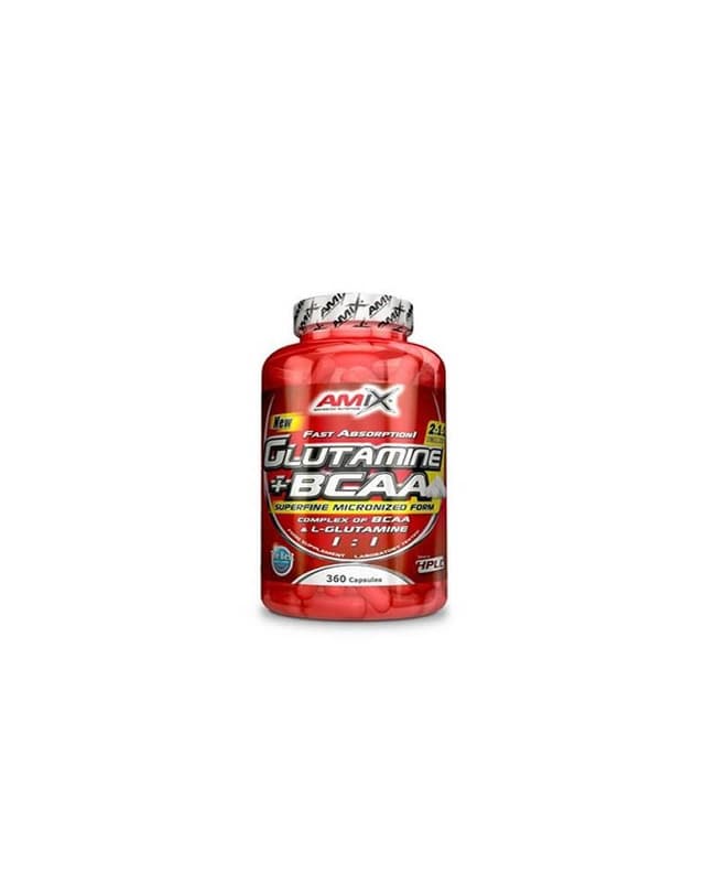 AMIX-GLUTAMINE+BCAA 300 GR Frutas del bosque