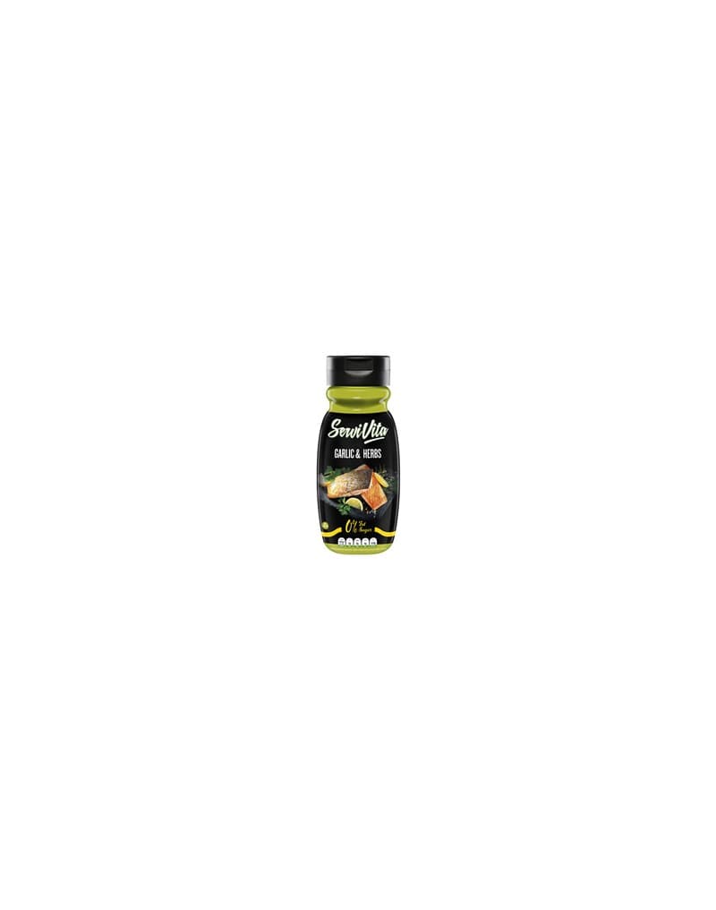 SALSA ZERO 320 ML Ajo&Hierbas SERVIVITA