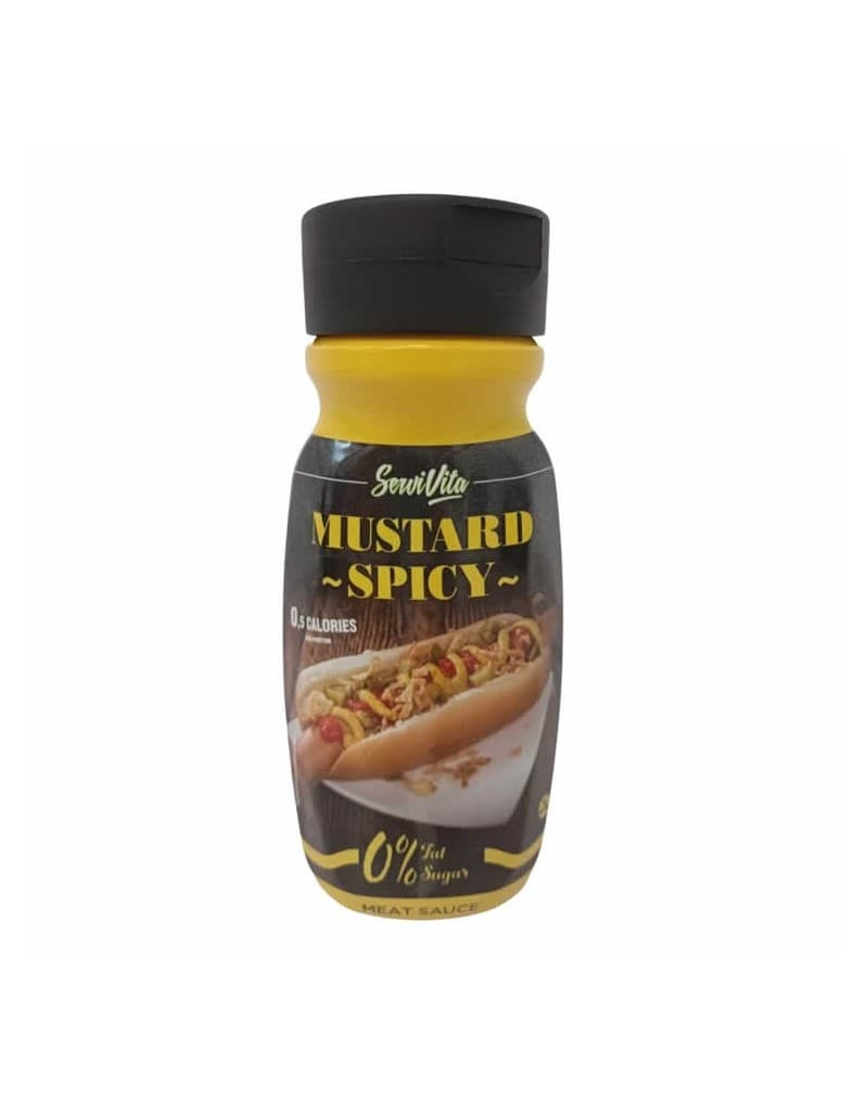 SALSA ZERO 320 ML Mostaza Picante SERVIVITA