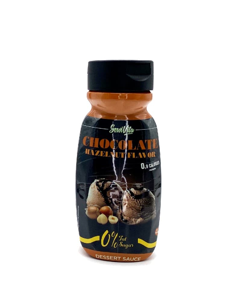 SALSA ZERO 320 ML Avellana Chocolate SERVIVITA