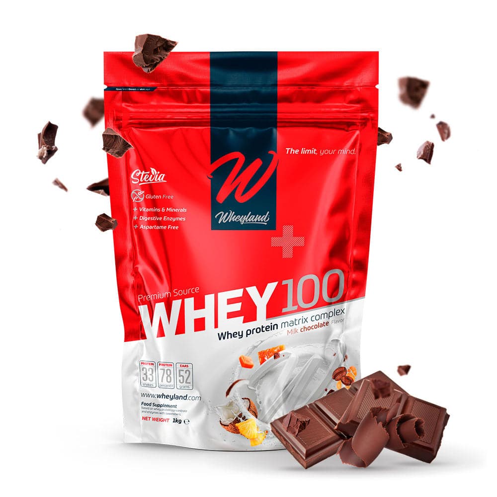 WHEYLAND-WHEY 100 MILK CHOCOLATE - 1KG