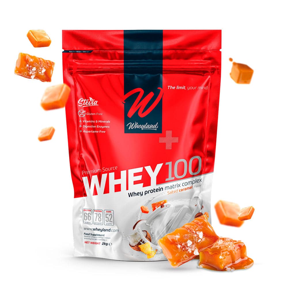 WHEYLAND-WHEY 100 SALTED CARAMEL - 2KG