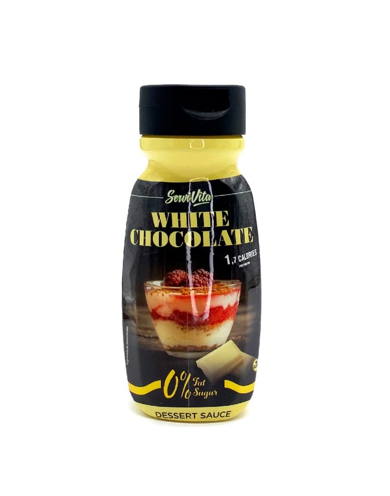 SALSA ZERO 320 ML Chocolate blanco SERVIVITA