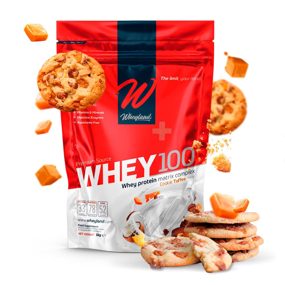 WHEYLAND-WHEY 100 COOKIE TOFFEE - 1KG