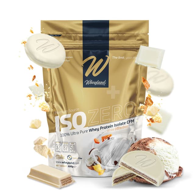 WHEYLAND-ISOZERO WHITE MILKACHOC - 500 GR