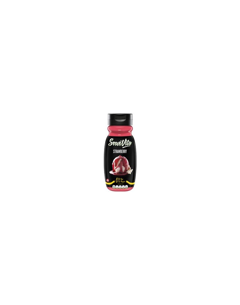 SALSA ZERO 320 ML Fresa SERVIVITA