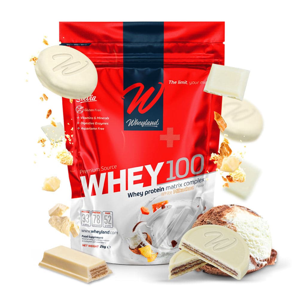 WHEYLAND-WHEY 100 WHITE MILKACHOC - 2KG