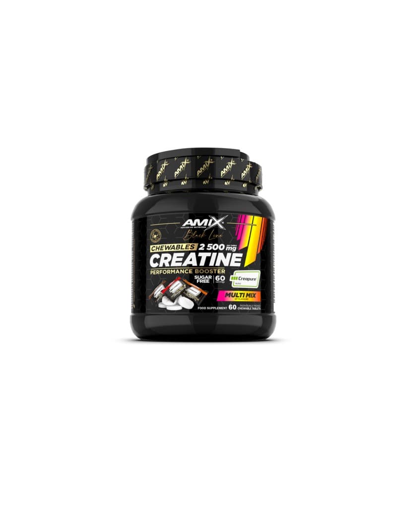 AMIX-CREATINE CHEWABLES 60 TABL Cola, cereza y naranja