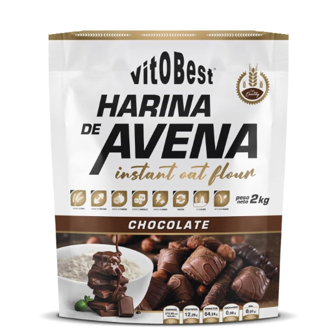 VITOBEST-HARINA DE AVENA 2 KG  CHOCOLATE