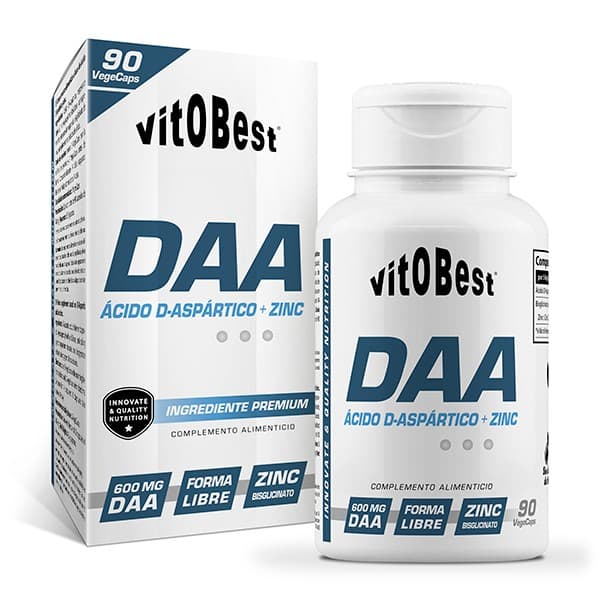 VITOBEST-DAA D-ASPARTIC ACID + ZINC 90 VEGECAPS