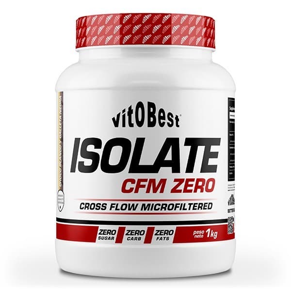 VITOBEST-ISOLATE CFM ZERO 1 Kg CHOCO BLANCO Y GALLETA NEGRA