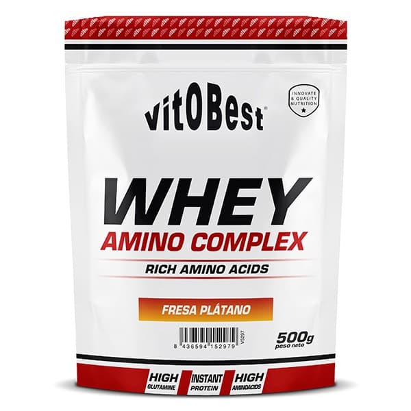 VITOBEST-WHEY AMINO 500g FRESA PLATANO