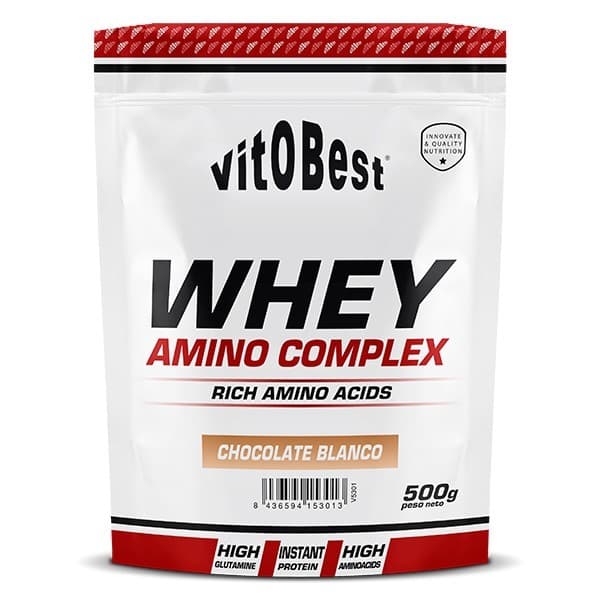 VITOBEST-WHEY AMINO 500g CHOCOLATE BLANCO