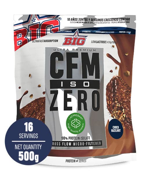 BIG-CFM ISO ZERO 500G CHOCO HAZELNUT