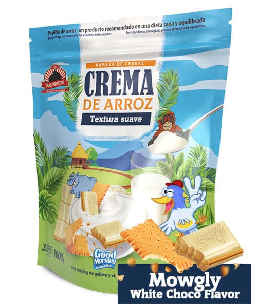 BIG-CREMA DE ARROZ 1KG MOWGLY WHITE CHOCO 