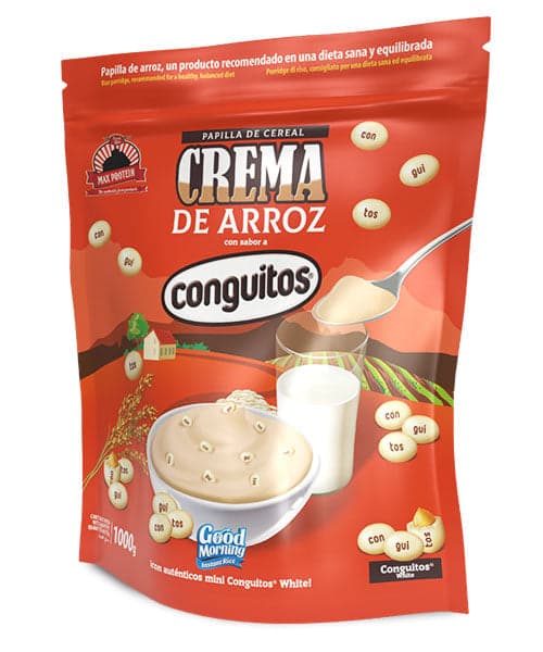 BIG-CREMA ARROZ 1KG - CONGUITOS WHITE