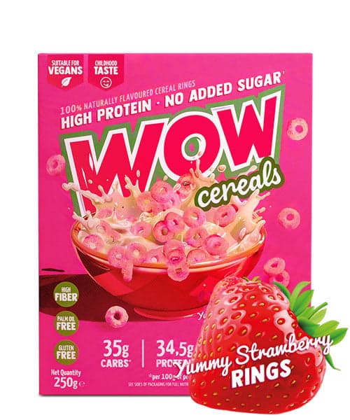 BIG-WOW CEREALS 250G - STRAWBERRY