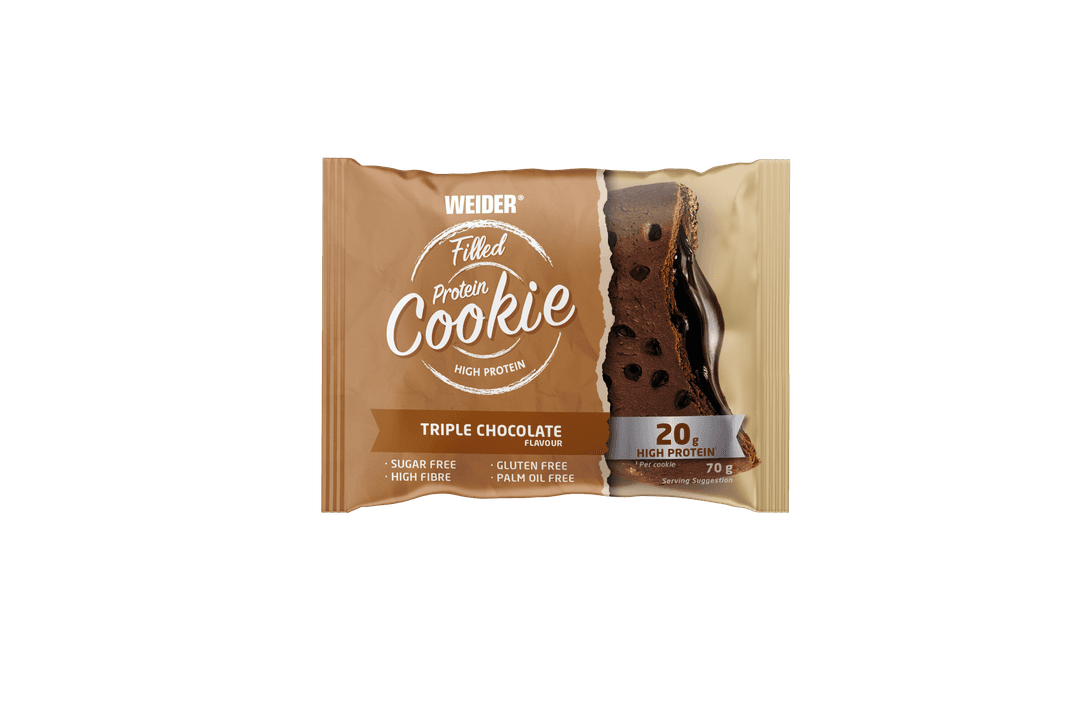 WEIDER - PROTEIN FILLED COOKIES TRIPLE CHOCOLATE 70G