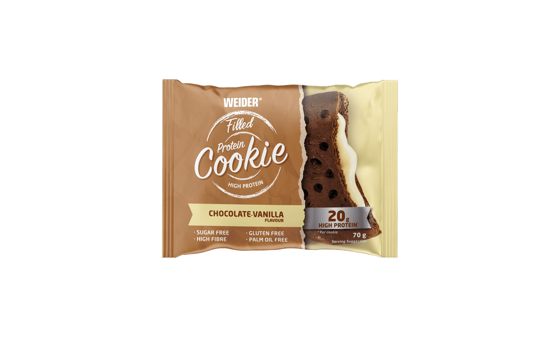 WEIDER - PROTEIN FILLED COOKIES CHOCOLATE-VANILLA 70G