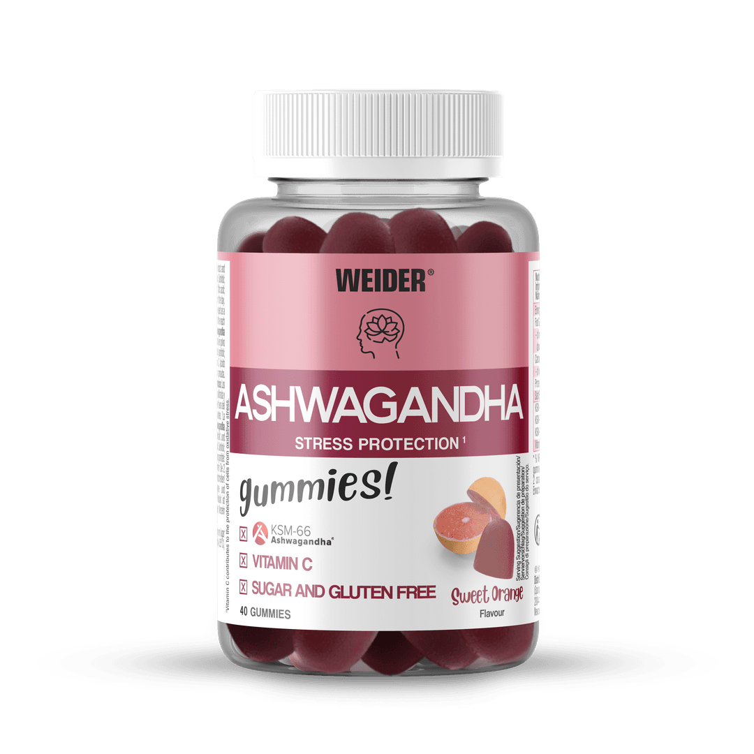 WEIDER - ASHWAGANDHA GUMMIES (NARANJA DULCE) 40GOM. 