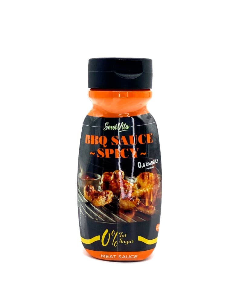 SALSA ZERO 320 ML Barbacoa picante SERVIVITA