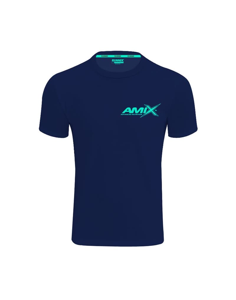 AMIX-CAMISETA RUNFIT COLOR AZUL NAVY XL