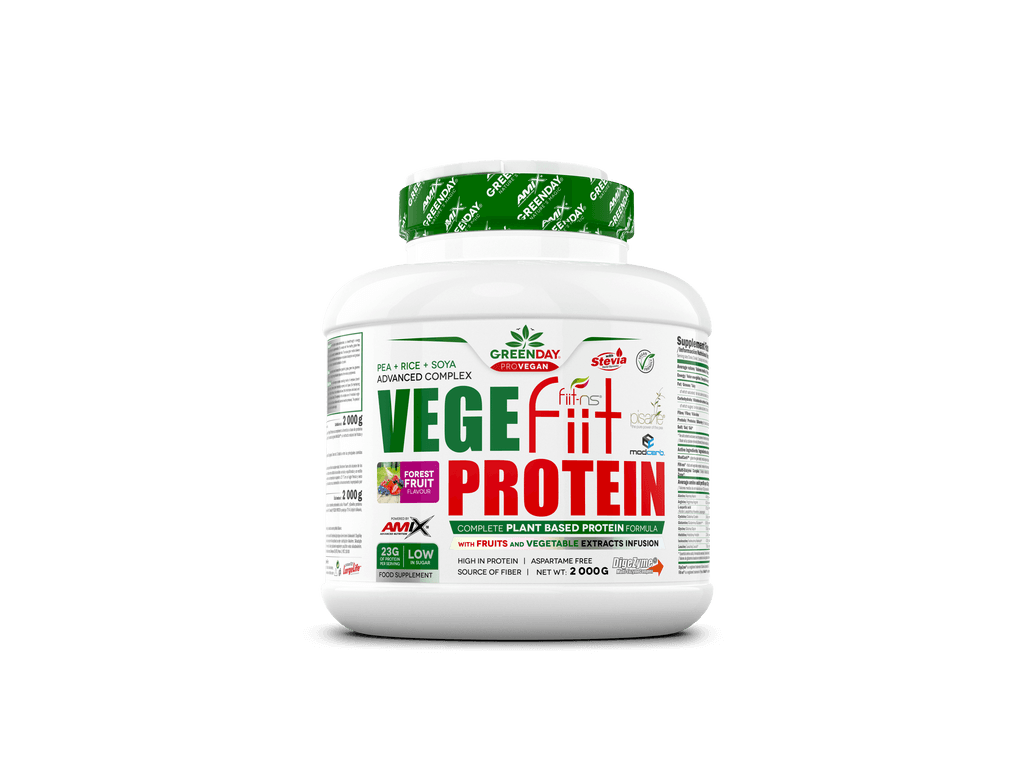 AMIX-VEGEfiit PROTEIN 2 KG Frutas del bosque