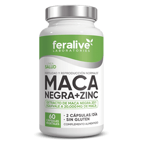 FERALIVE-MACA NEGRA+ZINC 60 CAPS