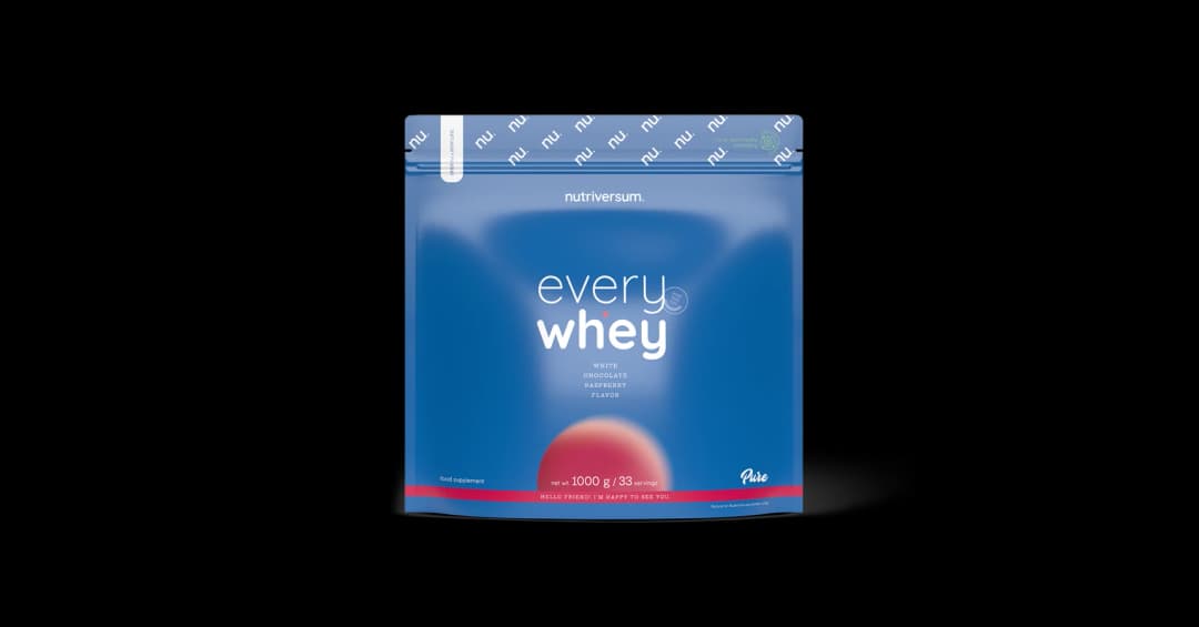 NUTRIVERSUM-EVERYWHEY WHITE CHOCOLATE RASPBERRY 1000 G