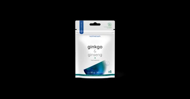 NUTRIVERSUM-GINKGO+GINSENG UNFLAVORED 30 CAPS