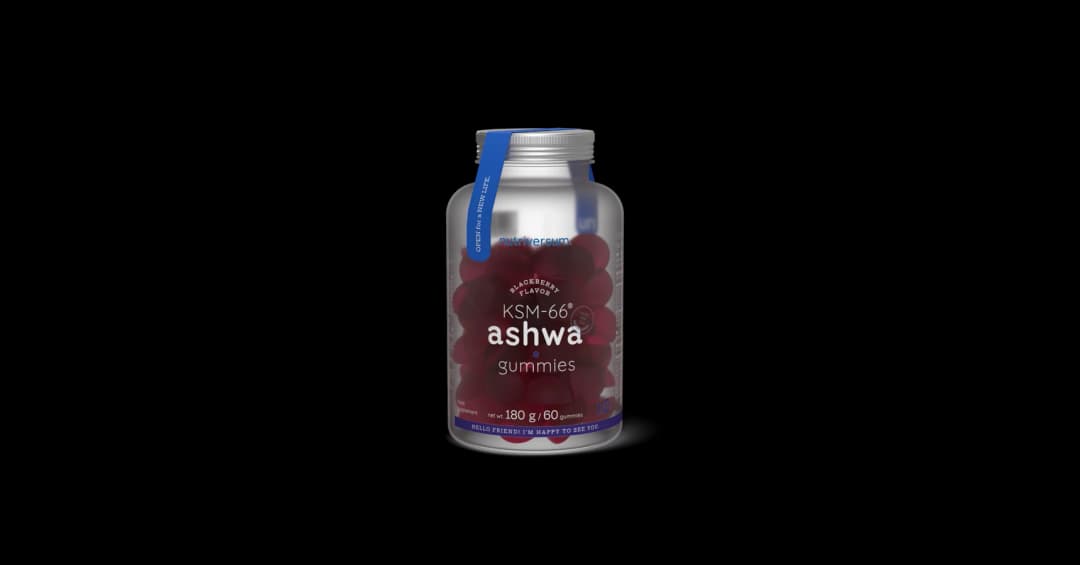 NUTRIVERSUM-KSM-66 ASHWAGANDHA GUMMIES BLACKBERRY 60 GUMMIES
