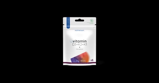 NUTRIVERSUM-VITAMIN D3+K2+K1 - NEW UNFLAVORED 30 SOFTGEL CAPS