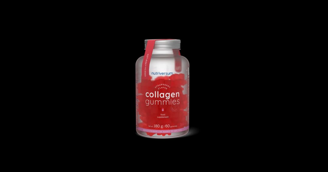 NUTRIVERSUM-COLLAGEN GUMMIES (SUGAR FREE) STRAWBERRY 60 GUMMIES