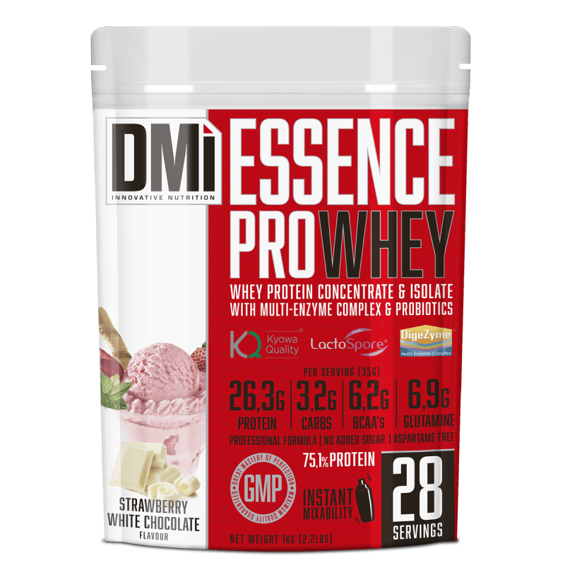 DMI-ESSENCE PRO WHEY STRAWBERRY WHITE CHOCOLATE 1 KG
