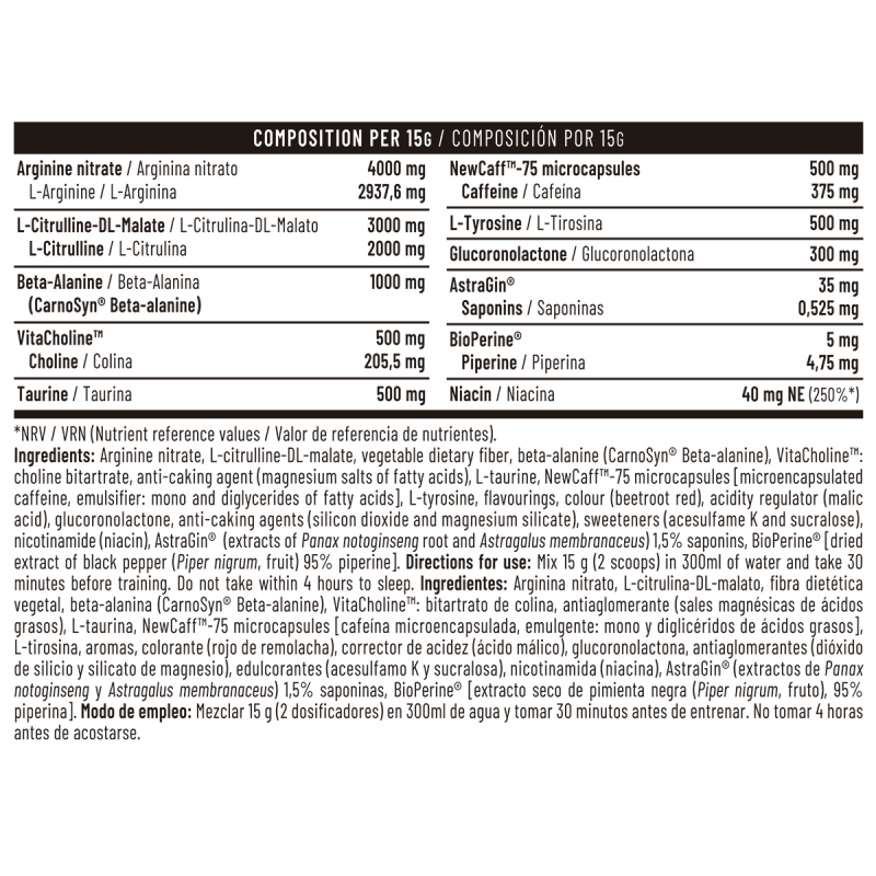 DMI-SWOLEN ULTIMATE NRG FRESH LEMON LIME  225 GR