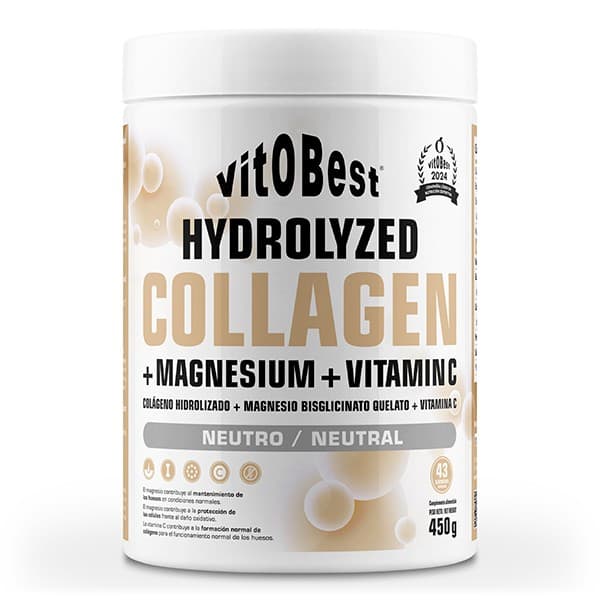 VITOBEST - HYDROLYZED COLLAGEN+MAG+C NEUTRO 450 G