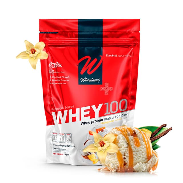 WHEYLAND-WHEY 100 MADAGASCAR VANILLA - 1KG