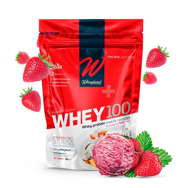 WHEYLAND-WHEY 100 STRAWBERRY FIELD - 1KG