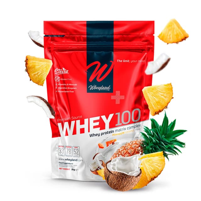 WHEYLAND-WHEY 100 PINEAPPLE COCONUT - 1KG