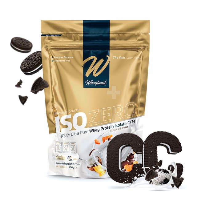 WHEYLAND-ISOZERO COOKIES AND CREAM - 500 GR