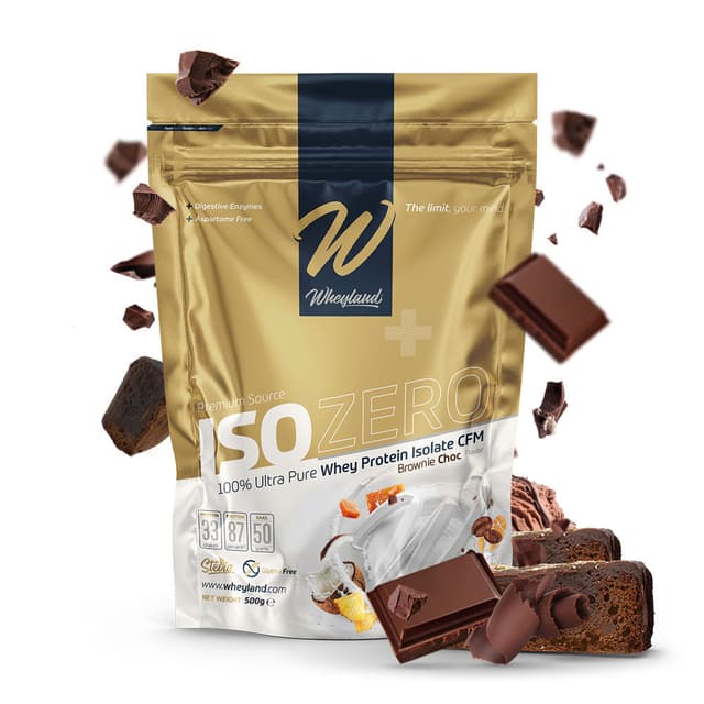 WHEYLAND-ISOZERO BROWNIE CHOC - 500 GR