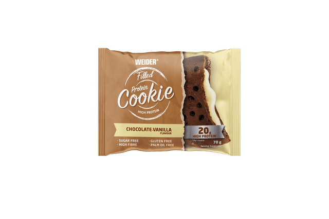 WEIDER - PROTEIN FILLED COOKIES CHOCOLATE-VANILLA 70G