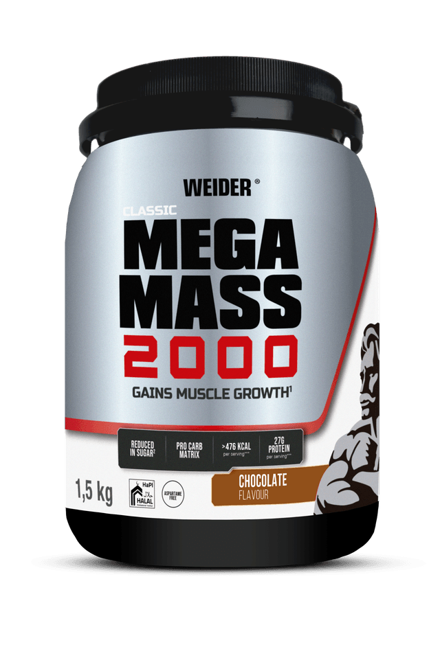 WEIDER - MEGA MASS 2000 CHOCOLATE 1,5 KG