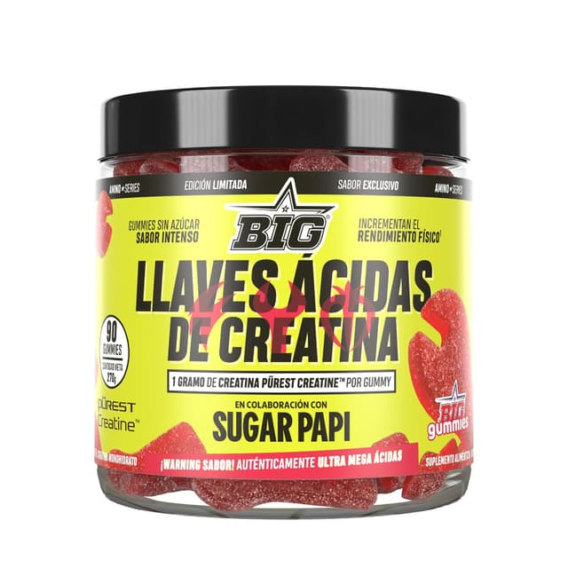 BIG-LLAVES ACIDAS DE CREATINA 90 GUMMIES